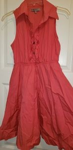 Coral Swing Style Dress